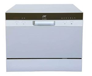 BSP SD-2224DS Silver-coloured dishwasher counter top